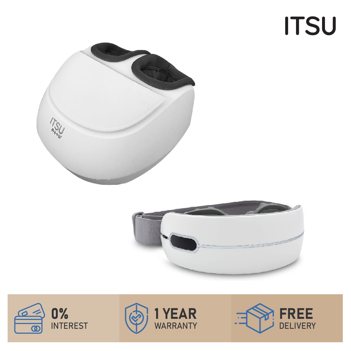 Online Exclusive: iChillax + Shiatsu Eye Massager